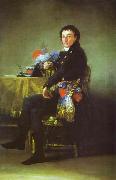 Francisco Jose de Goya Ferdinand Guillemardet French Ambassador in Spain. oil painting on canvas
